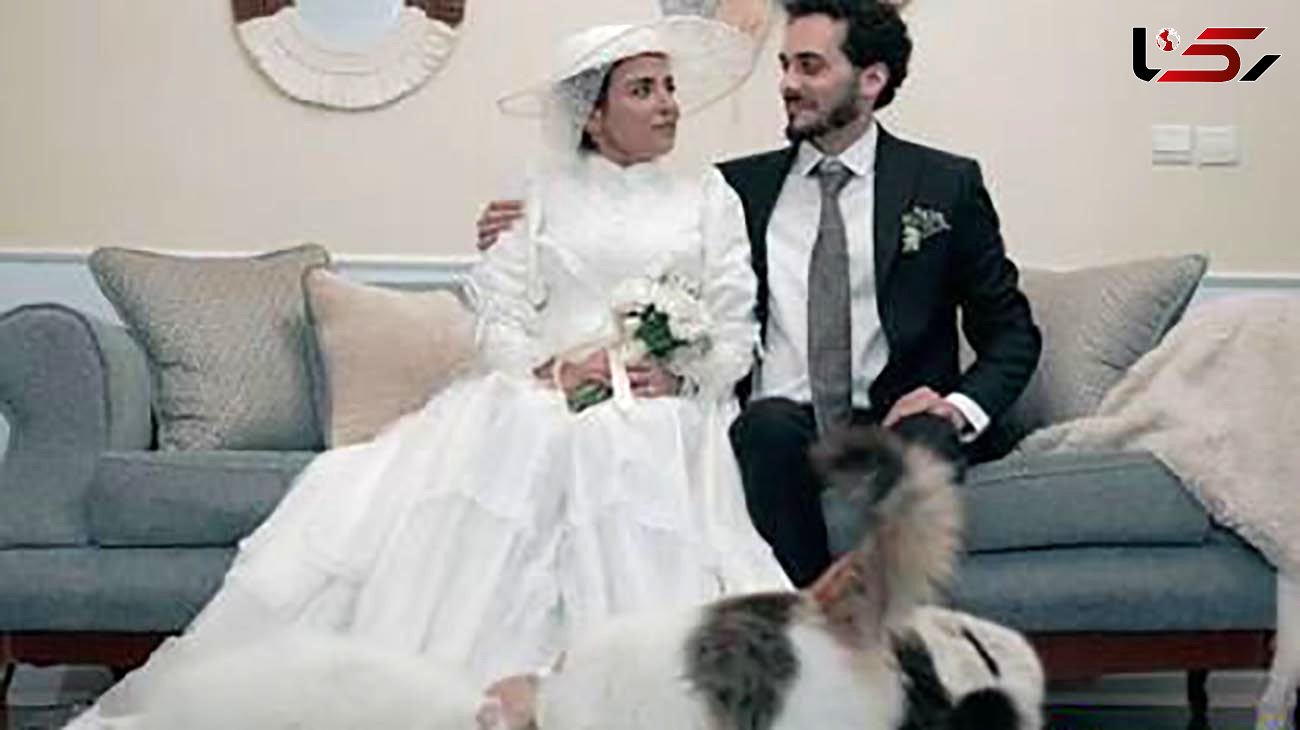 فیلم  و عکس عروسی زینب موسوی و شوهر جذابش / از لایو 2 نفره تا بازداشت !