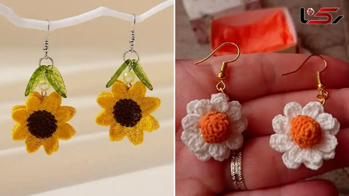 مدل های جدید گوشواره بافتنی دست ساز؛ انتخابی ترند و شیک برای خانم ها