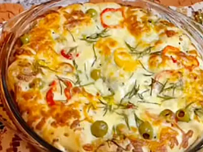 طرز تهیه فوکاچیا پیتزای رم باستان + فیلم