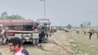4 عکس دلخراش از تصادف زنجیری ای مرگبار در جاده ایلام / شوکه می شوید + جزییات