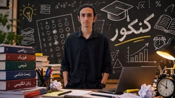 رتبه دوم کنکور ریاضی: بدترین اتفاق قطع اینترنت بود/ مجموع هزینه‌های کنکور برایم ۱۵۰ میلیون تومان شد/ نمی دانم آینده کشور چه می شود فقط سعی می کنم به جایگاه خوبی برسم