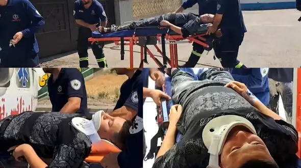 فیلم لحظه به لحظه عملیات هلی برن برای نجات کودک 14 ساله در پیاده روی اربعین