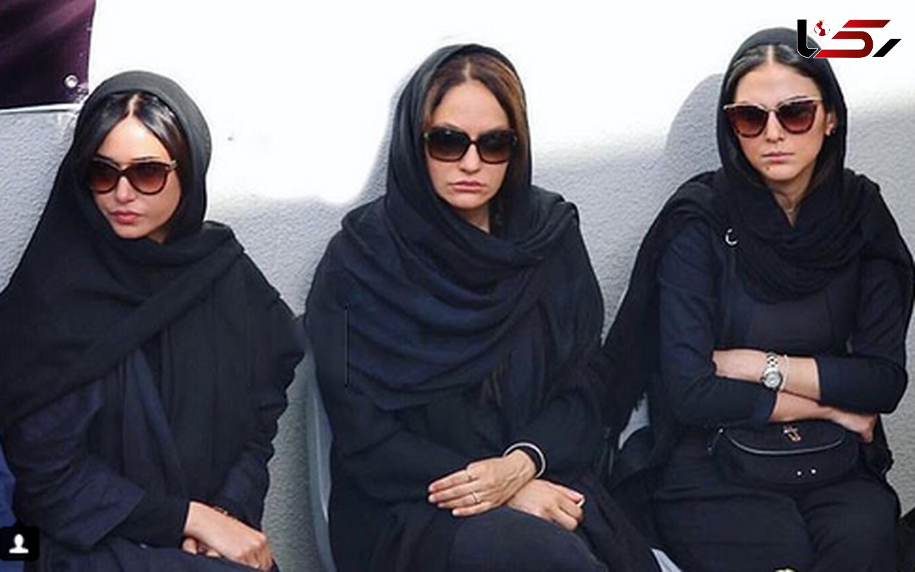 سه زن معروف سینما در مراسم ناصر ملک مطیعی مشکی پوش شدند