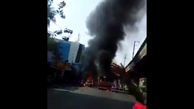 انفجار اتوبوس بمب گذاری شده در هند + فیلم