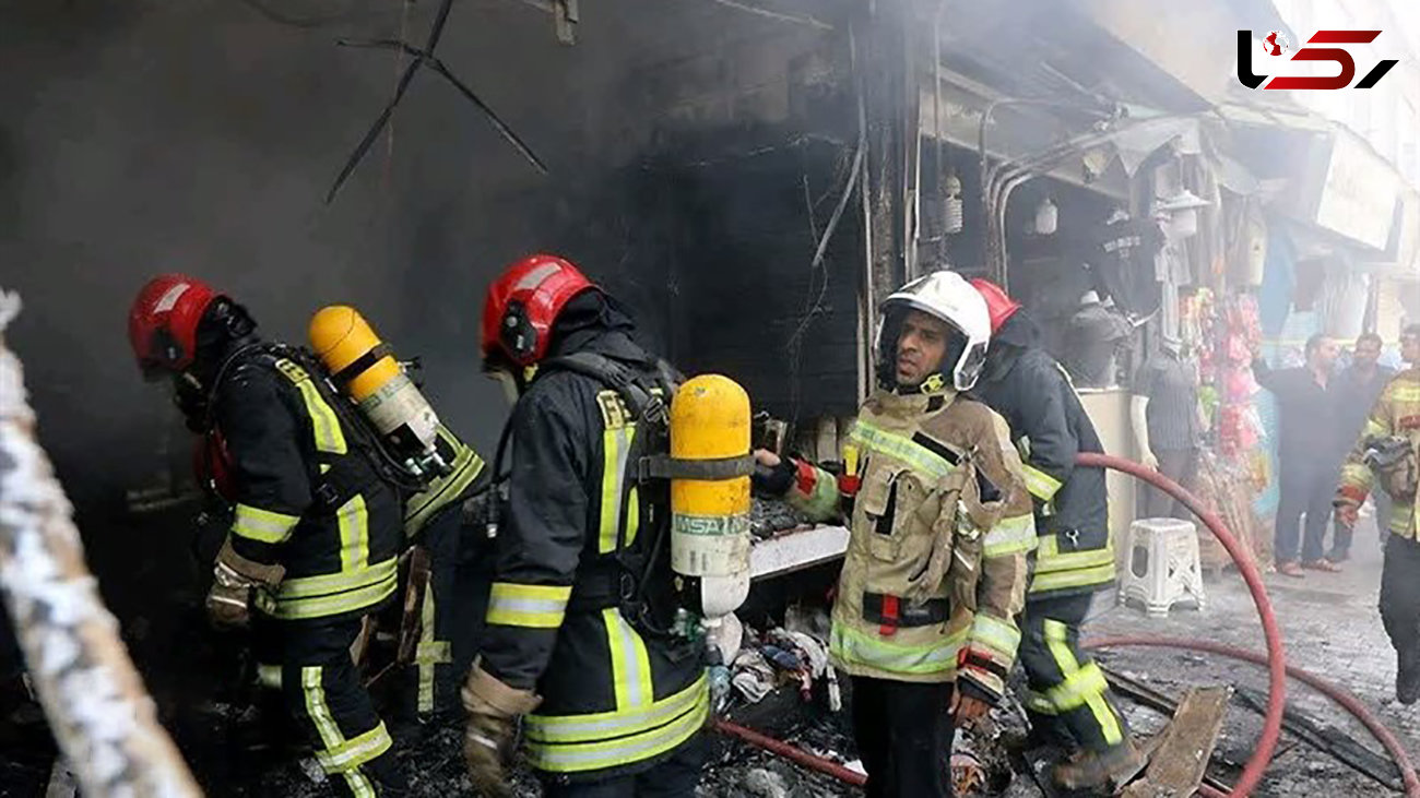 آتش سوزی هولناک ساختمان اداری در خیابان هاشمی تهران / صبح امروز رخ داد + فیلم و جزییات