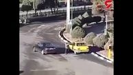 اولین فیلم از لحظه تیراندازی راننده تاکسی به شهرداری هشتگرد + جزییات