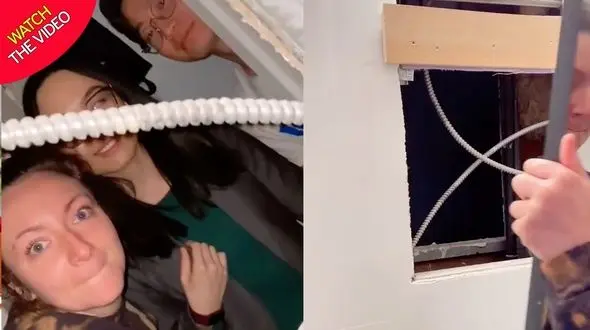 کشف اتاق شکنجه پشت آینه خانه جدید یک زن ! + فیلم و عکس