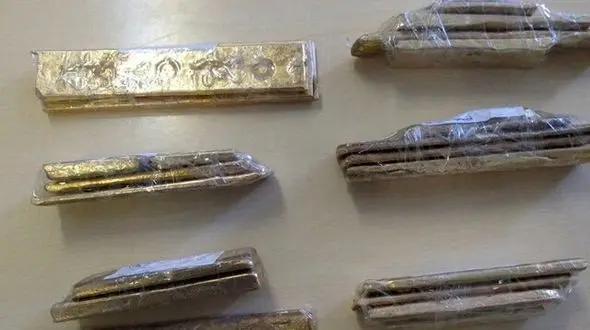 دستگیری 3 سارق جوان با 6.5 کیلو شمش طلا در البرز