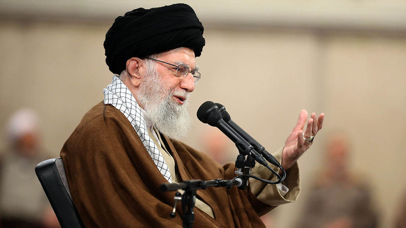 رهبر معظم انقلاب اسلامی صبح امروز در دیدار ائمه جمعه سراسر کشور