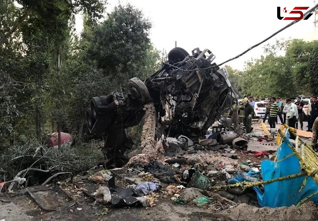 واژگونی کامیون میکسر سیمان 2 کشته و 5 مصدوم در الهیه تهران به جا گذاشت 