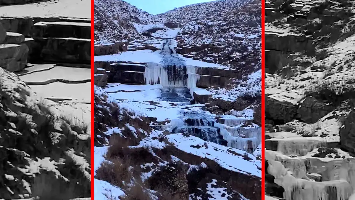 فیلم طبیعت زمستانی کوهستان نمارستاق