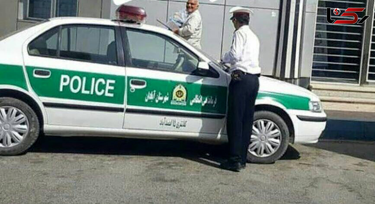 اقدام عجیب پلیس آبادان با خودروی کلانتری! + عکس 