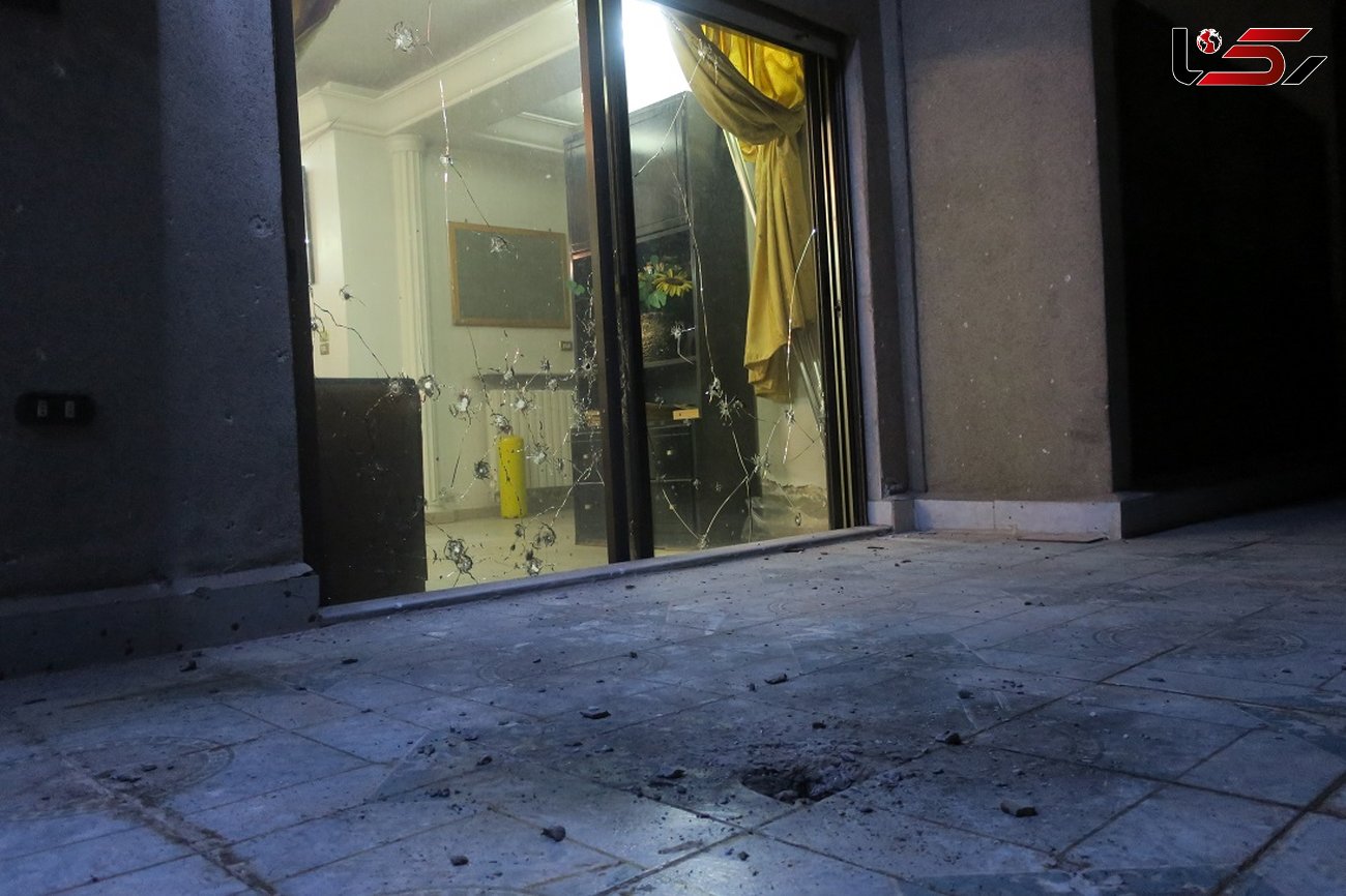  شلیک  یک بمب به دفتر خبرگزاری ایرنا در دمشق + عکس