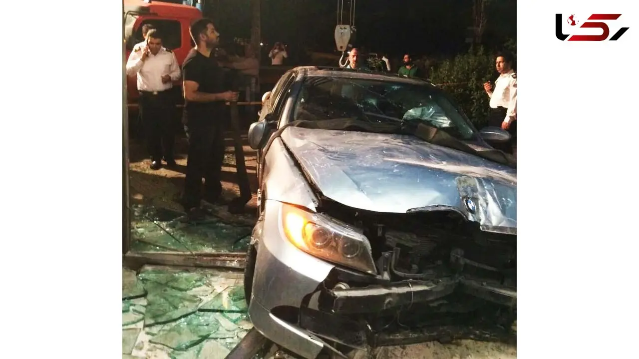 ببینید چه بر سر BMW و راننده اش در جاده نیشابور آمد؟+عکس