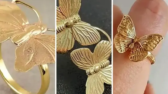 مدل‌های جدید انگشتر پروانه؛ انتخابی جذاب برای خاص‌پسندان