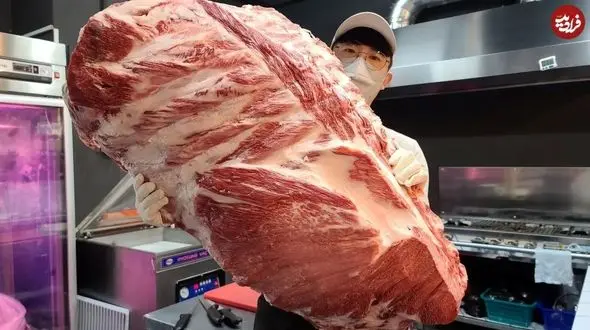 مهارت تماشایی این سرآشپز مشهور در برش زدن گوشت گاو+ فیلم