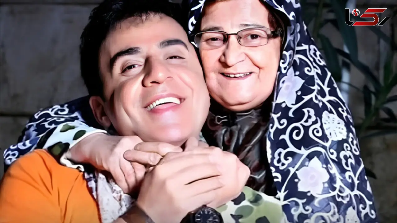فیلم/ آخرین لحظات عمو پورنگ کنار مادر ۹۰ ساله‌اش/ قاب احساسی از یک وداع تلخ