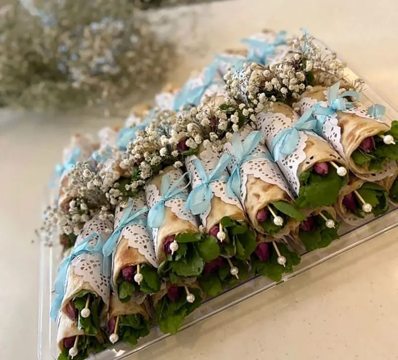 تزیین سبزی خوردن در سبد