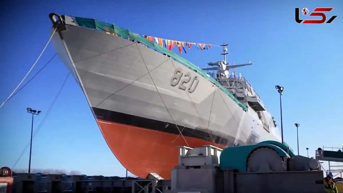 فیلم / عربستان رزم ناو اعلی حضرت ملک سعود را به آب انداخت