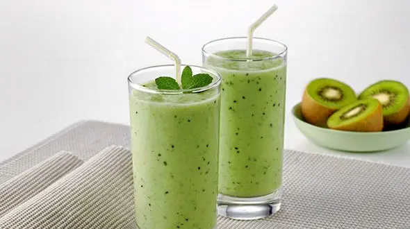 رژیم گیاهخواری با اسموتی کیوی