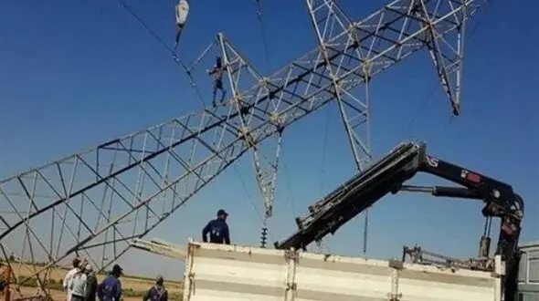  انفجار 2 دکل برق ایران به عراق + جزئیات آتش سوزی