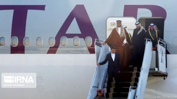 امیر قطر وارد تهران شد