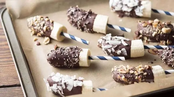 موز شکلاتی درست کنید + فیلم 