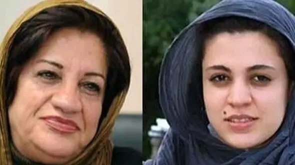 «ناهید مسلمی» در جوانی و به همراه دخترش «شیدا خلیق»؛ دهه 70