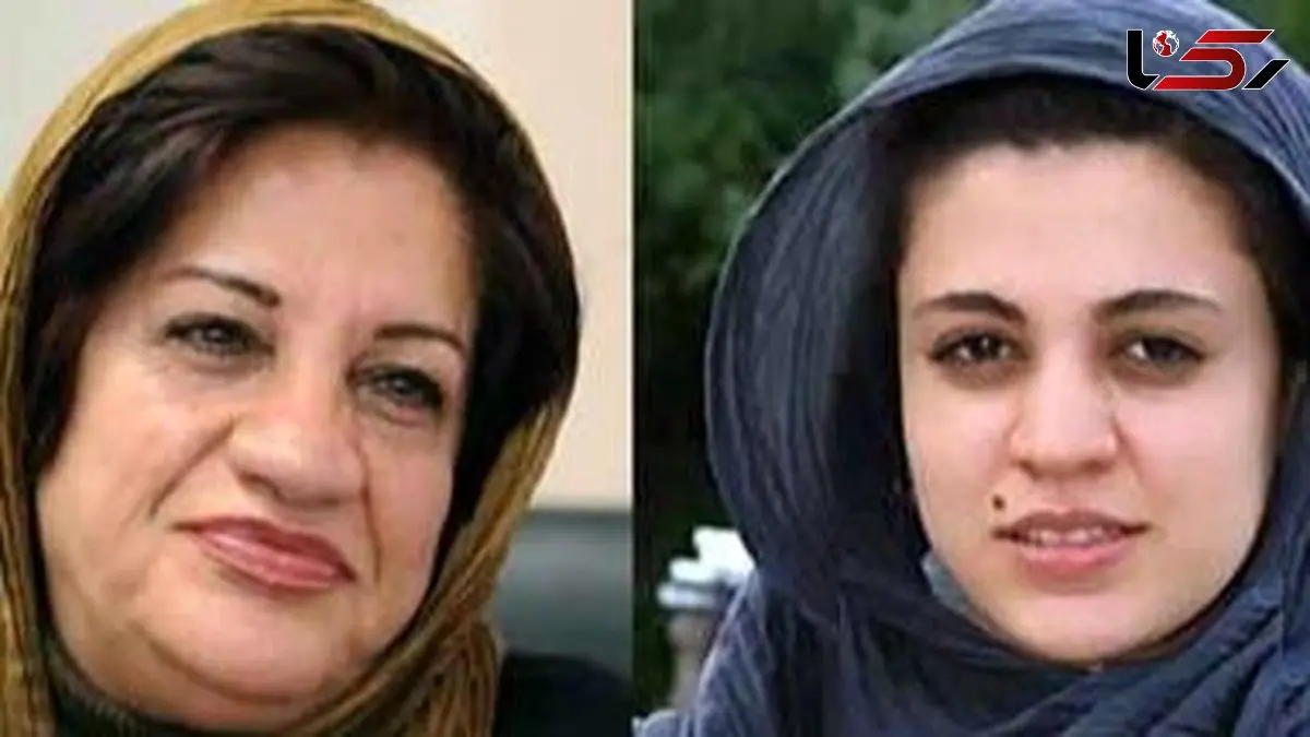 «ناهید مسلمی» در جوانی و به همراه دخترش «شیدا خلیق»؛ دهه 70