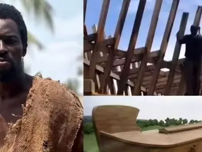 آیا کشتی نوح دوباره ساخته شد؟ ادعای عجیب مردی در غنا!