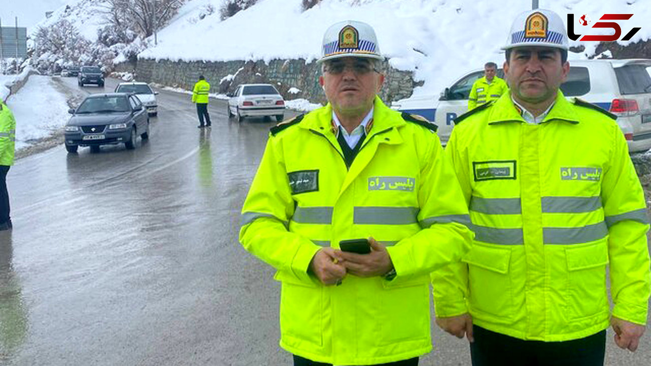 آمادگی کامل پلیس راهور برای مواجه با بارش برف در جاده های کشور