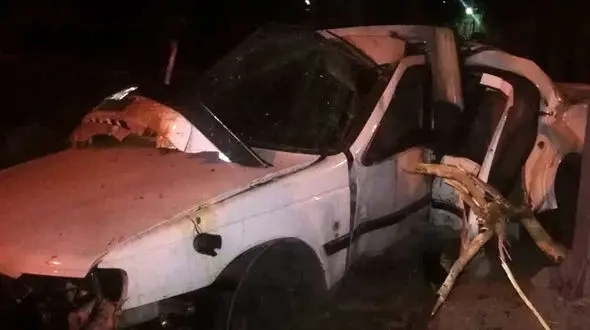 7 مصدوم به علت واژگونی خودرو / علت حادثه چه بود؟