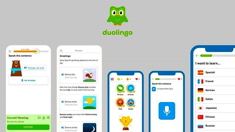 اپلیکیشن Duolingo برای اندروید و ios