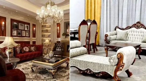 انواع مبلمان کلاسیک (فرانسوی، ایتالیایی، انگلیسی، نئوکلاسیک)؛ قیمت و ست با دکوراسیون 