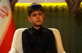 فیلم گریه های جگرسوز پسر خردسال شهید ابدام  / دوستم زنگ زد تسلیت گفت من نمی دونستم خاله !
