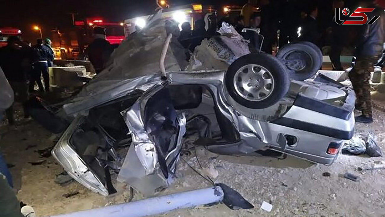 4 کشته در تصادف هولناک کامیون با پژو 405 در جاده قطور به رازی 