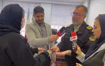 فیلم لحظه تحویل گوشی سرقت شده دختر دانشجو توسط سردار قاسم پور رئیس پلیس پیشگیری تهران / دختر دانشجو به سردار چه گفت؟