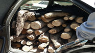 کشف 2 دستگاه خودرو حامل چوب قاچاق در شهرکرد