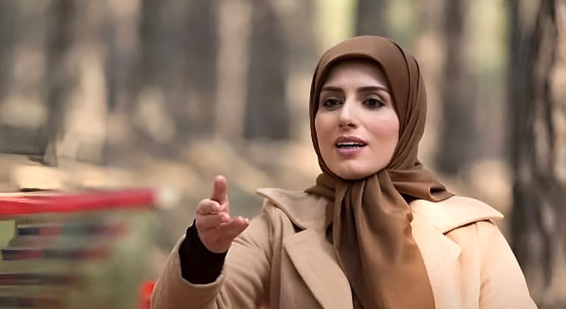 عکس زیبای رها خدایاری بازیگر سریال لحظه گرگ و میش بیرون از سریال