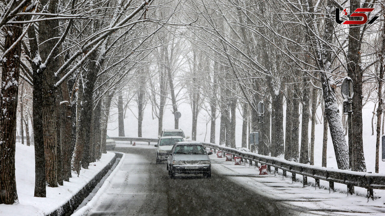 ببینید / بارش زیبای برف در استان تهران + فیلم 