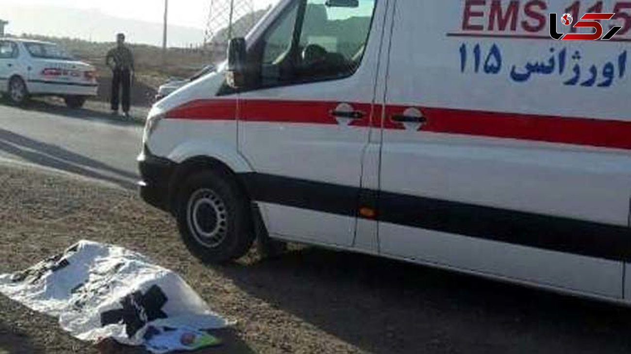 تصادف مرگبار یک سمند با دو دستگاه کامیون در محور همدان-زنجان