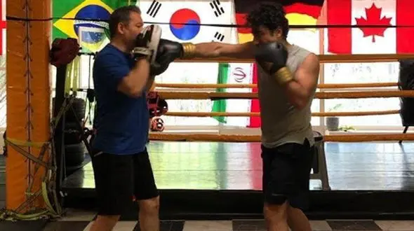 بوکس بازی همایون شجریان را مشاهده کنید + فیلم