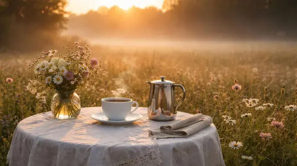 صبح بخیر پاییزی برای شما و دلهایی آرام جمعه