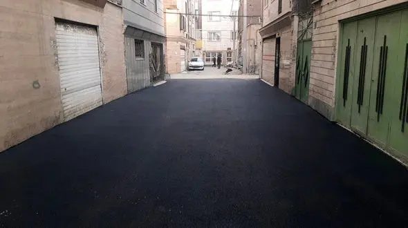 خیابان های این روستاها آسفالت شد