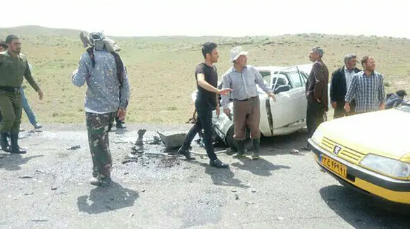 مرگ تلخ 3 معلم در تصادف  مشگین شهر