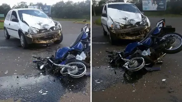 فیلم تصادف شدید در جاده فرعی +  عکس