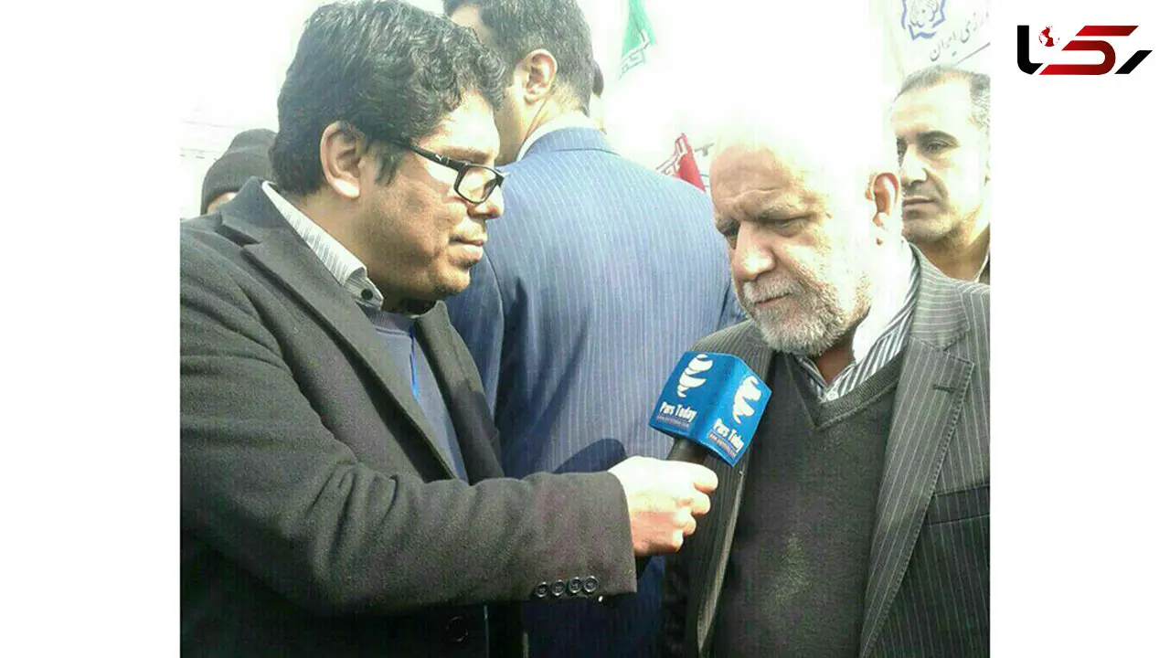 حضور بیژن زنگنه در راهپیمایی 22 بهمن+عکس
