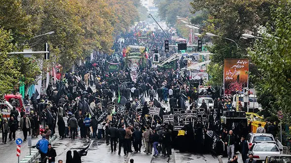 خیابان طالقانی مسدود شد