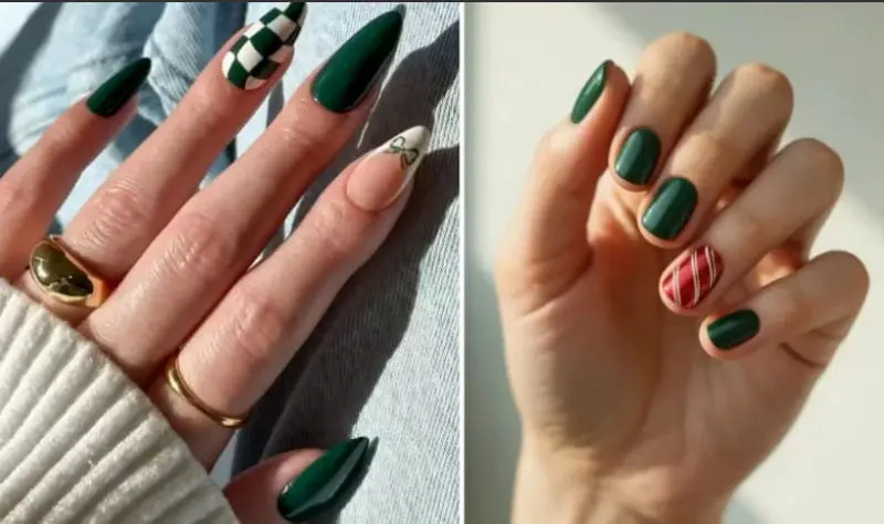 دیزاین ناخن کریسمس