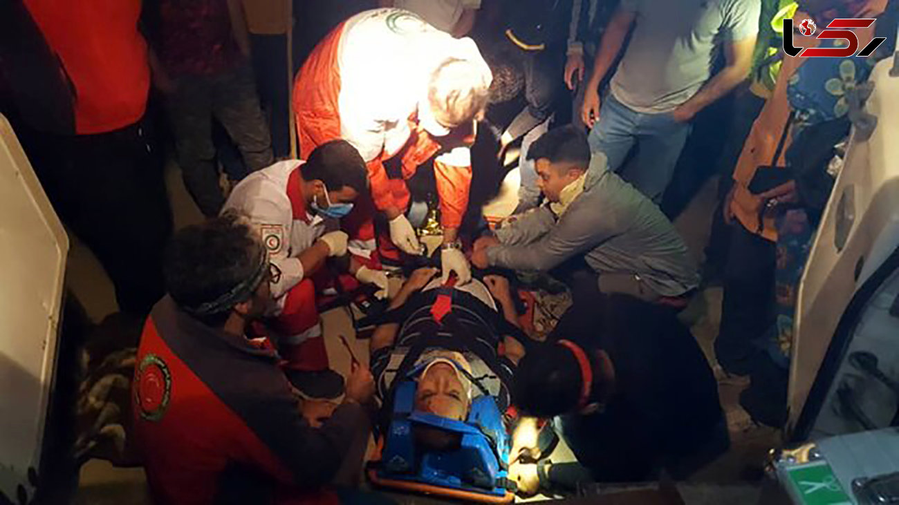 سقوط کوهنورد 53 ساله از کوهستان بام بلند دشتستان + جزئیات 7 ساعت عملیات نجات